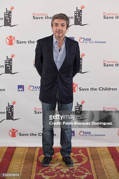Actor Ricardo Darin attends 'Save The Children Awards 2012' Press Conference at Casa de America on September 18, 2012 in Madrid, Spain.