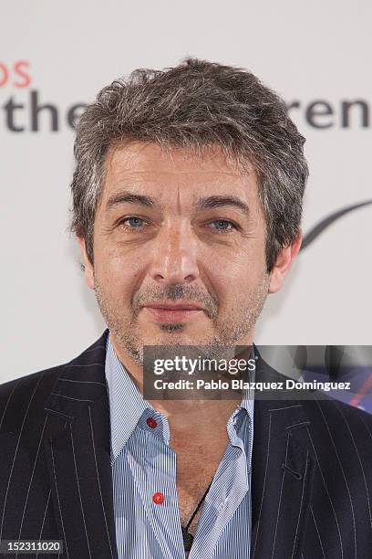 Actor Ricardo Darin attends 'Save The Children Awards 2012' Press Conference at Casa de America on September 18, 2012 in Madrid, Spain.