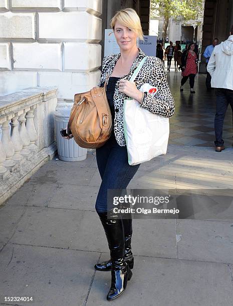 Anna Winslet sighting on September 18, 2012 in London, England.