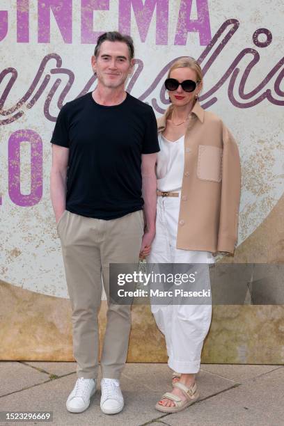 Billy Crudup and Naomi Watts attend the Cinéma Paradiso Louvre - Day Two at Louvre on July 07, 2023 in Paris, France.