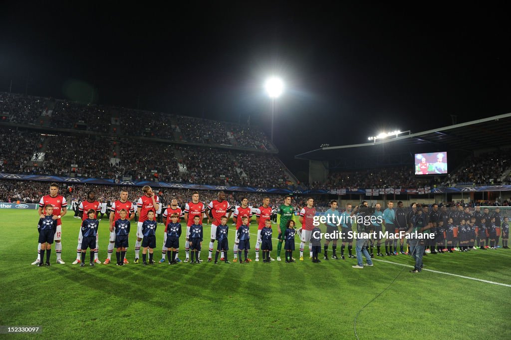 Montpellier Herault SC v Arsenal FC - UEFA Champions League