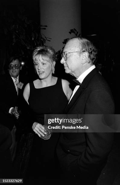 Diane Lander and Neil Simon attend the 12th biennial Carousel of Hope Benefit for the Children's Diabetes Foundation at the Beverly Hilton Hotel in...