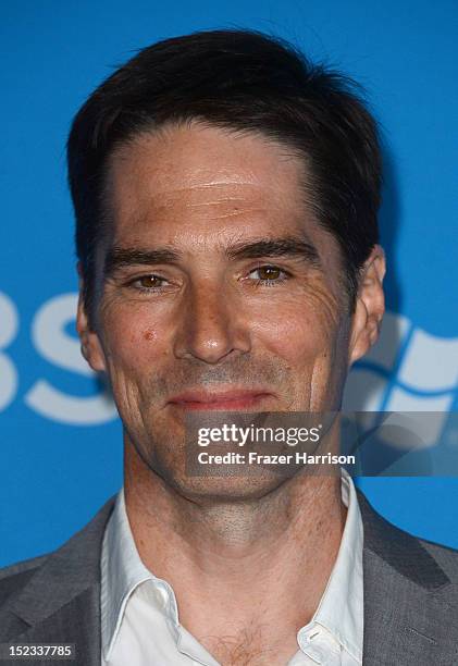 Actor Thomas Gibson arrives at CBS 2012 fall premiere party held at Greystone Manor Supperclub on September 18, 2012 in West Hollywood, California.