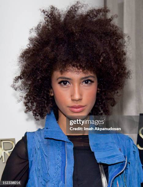 Singer/songwriter Andy Allo attends a CD listening party for her new album 'Superconductor' on September 18, 2012 in Hollywood, California.