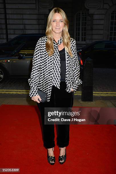 Anya Hindmarch attends the premiere of Diana Vreeland: The Eye Has To Travel at The Curzon Mayfair on September 19, 2012 in London, England.