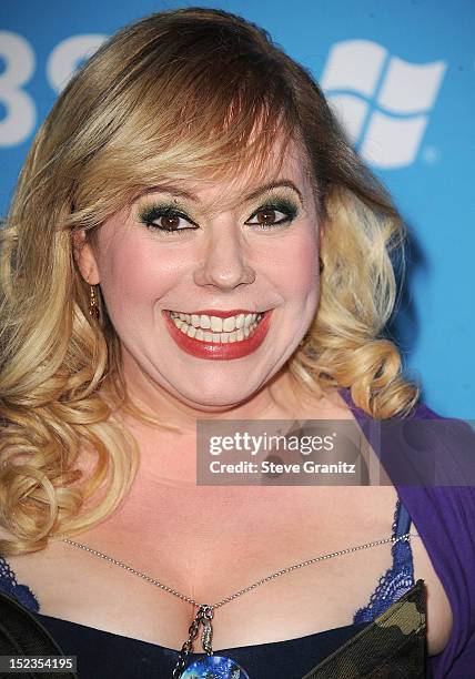 Kirsten Vangsness arrives at the CBS 2012 Fall Premiere Party at Greystone Manor Supperclub on September 18, 2012 in West Hollywood, California.