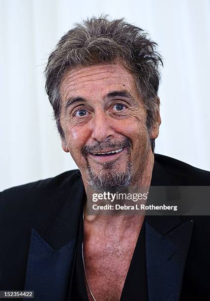 Actor Al Pacino attends the "Glengarry Glen Ross" Broadway cast photo call at Ballet Hispanico on September 19, 2012 in New York City.