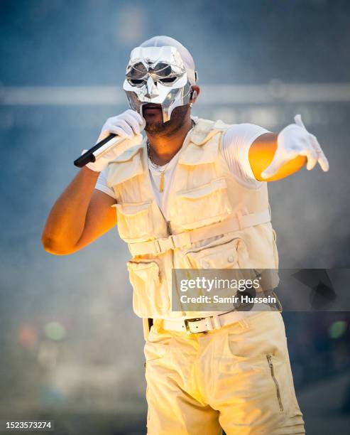 Abel 'The Weeknd' Tesfaye performs live at the London Stadium as part of his After Hours til Dawn Tour on July 7, 2023 in London, England.