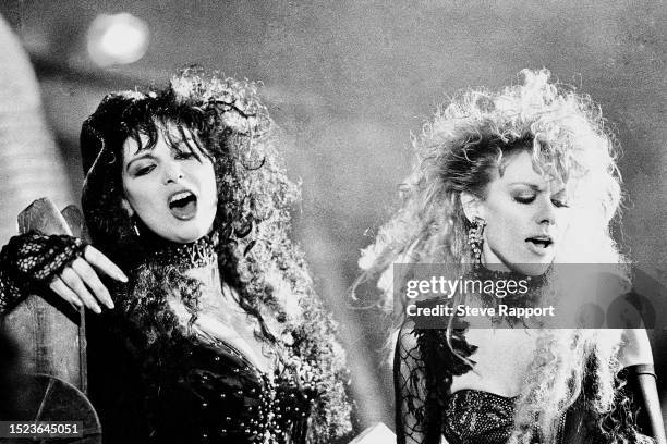 Ann Wilson and Nancy Wilson of Heart, What About Love video 05/09/85