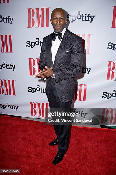 Singer Joe Lewis Thomas attends the 12th Annual BMI Urban Awards at Saban Theatre on September 07, 2012 in Beverly Hills, California.