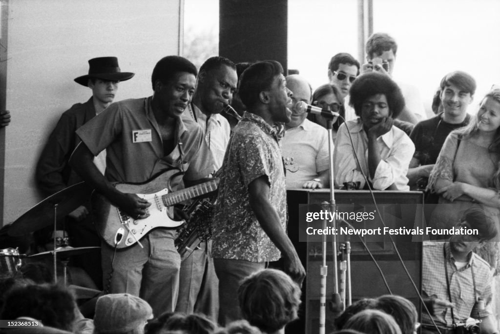 Buddy Guy And Junior Wells At Newport