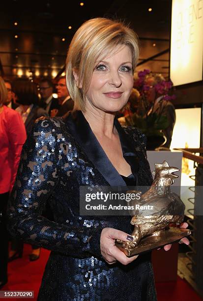 Carmen Nebel attends the 'Goldene Henne' 2012 award after show party on September 19, 2012 in Berlin, Germany.