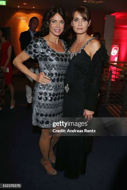 Gerit Kling and Anja Kling attend the 'Goldene Henne' 2012 award after show party on September 19, 2012 in Berlin, Germany.