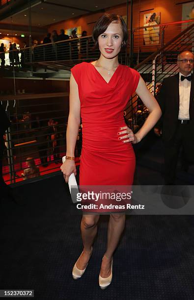 Alina Levshin attends the 'Goldene Henne' 2012 award after show party on September 19, 2012 in Berlin, Germany.