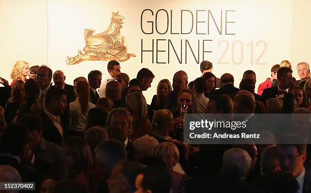 General view is pictured during the 'Goldene Henne' 2012 award after show party on September 19, 2012 in Berlin, Germany.