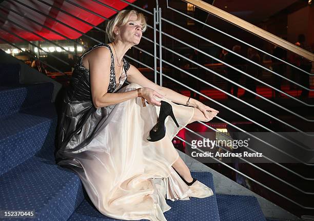 Andrea-Kathrin Loewig attends the 'Goldene Henne' 2012 award after show party on September 19, 2012 in Berlin, Germany.