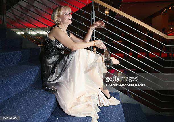 Andrea-Kathrin Loewig attends the 'Goldene Henne' 2012 award after show party on September 19, 2012 in Berlin, Germany.