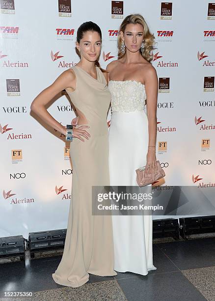 Sofia Sanchez and Lauren Remington Platt attend the Annual Brazil Foundation Gala Party at American Museum of Natural History on September 19, 2012...