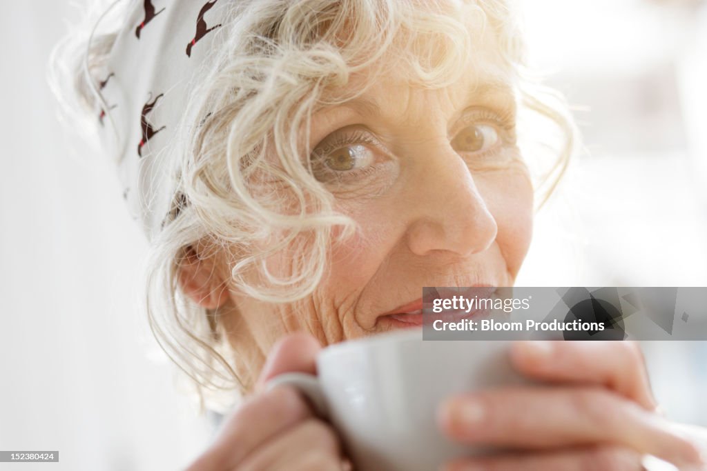 Portrait of mature lady