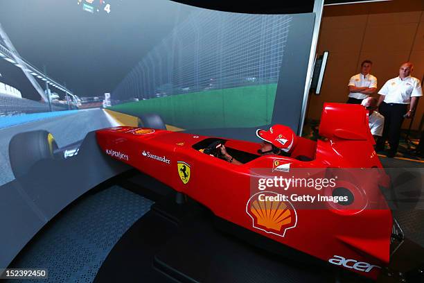 Shell Racing Simulator Shell Professional Simulator Experience Photos and Premium High Res ...