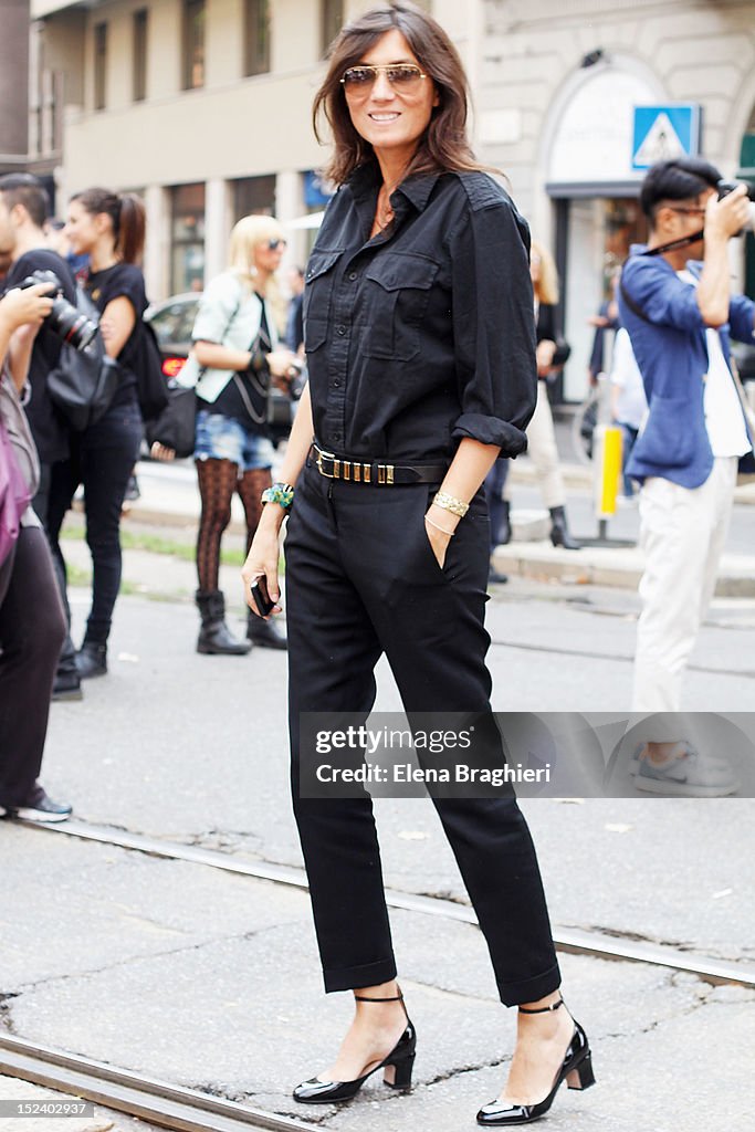 Street Style - Day 1 - Milan Fashion Week Womenswear Spring/Summer 2013