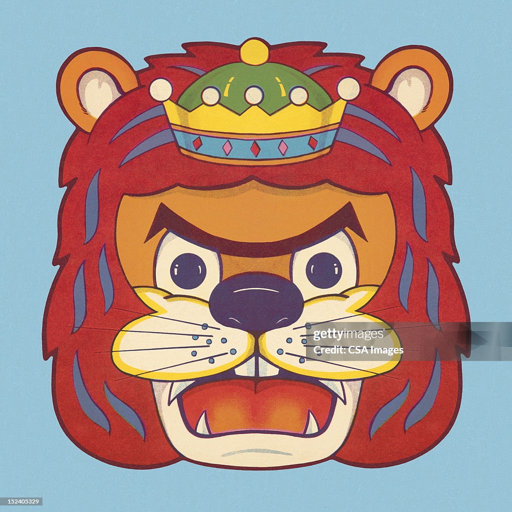 Lion Roaring uso Crown