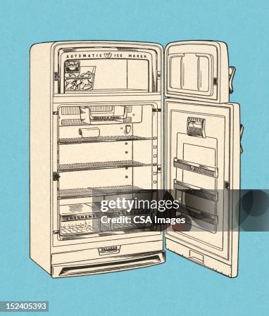 Open Refrigerator Open Refrigerator