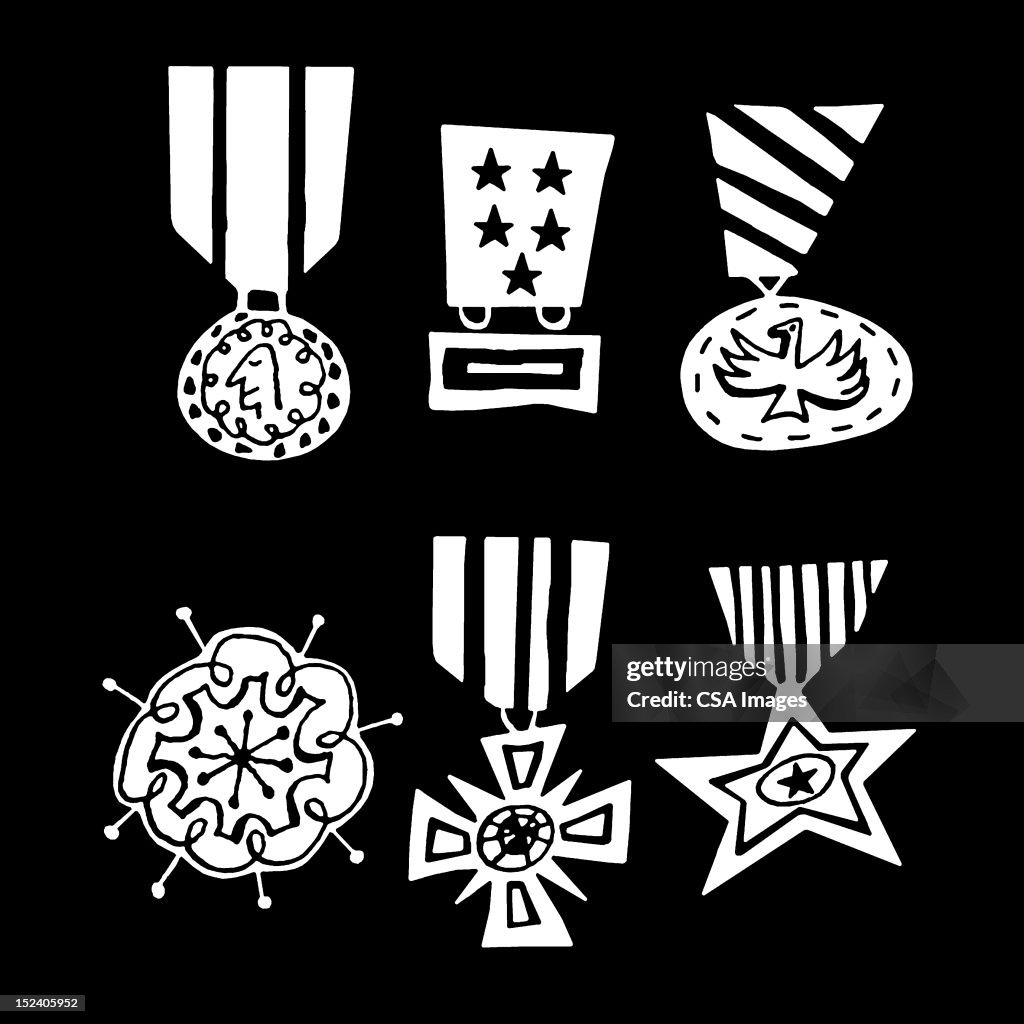 Variedade de Medalhas