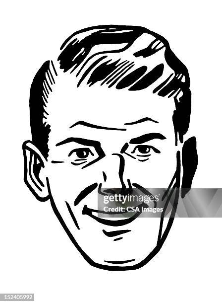 smiling man - man facing camera smiling stock illustrations