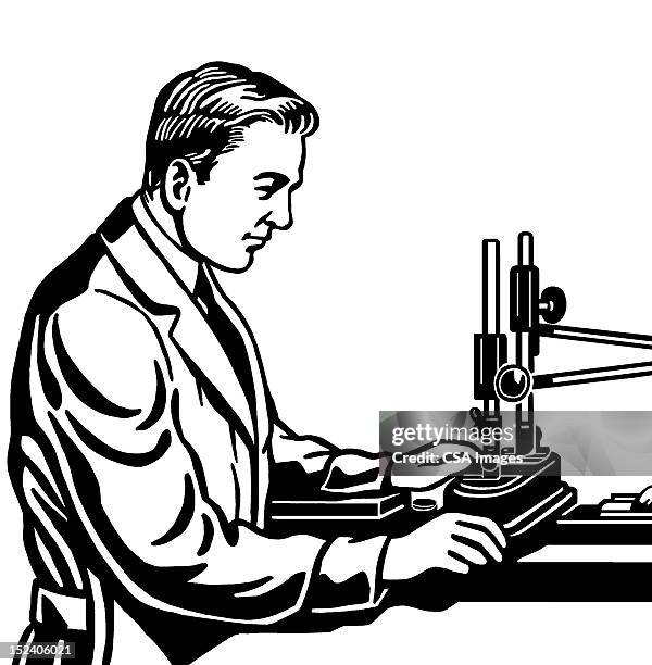 man using machine - factory worker white background stock illustrations