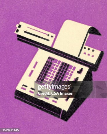 Adding Machine High-Res Vector Graphic - Getty Images
