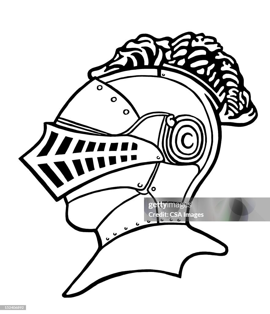 Knight Mask Vector Knight Helmet High-Res Vector Graphic - Getty Images