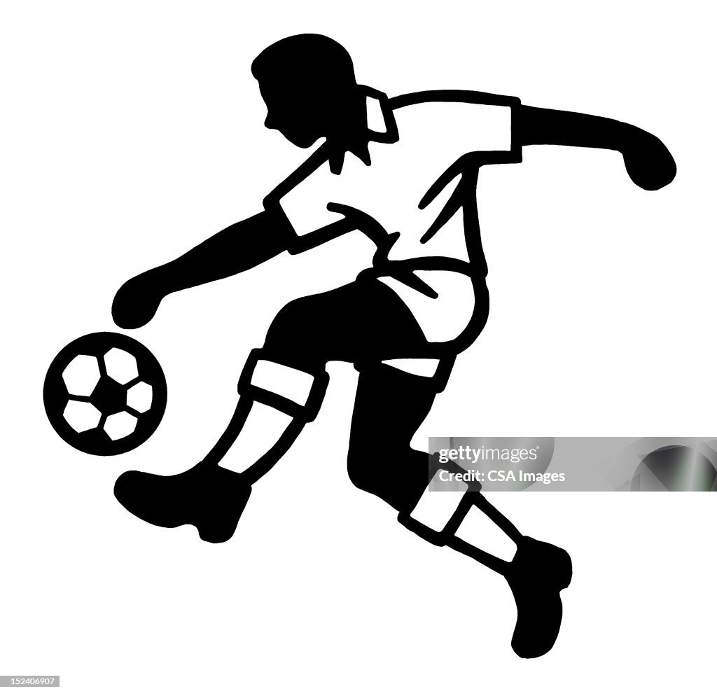 Man With Soccer Ball