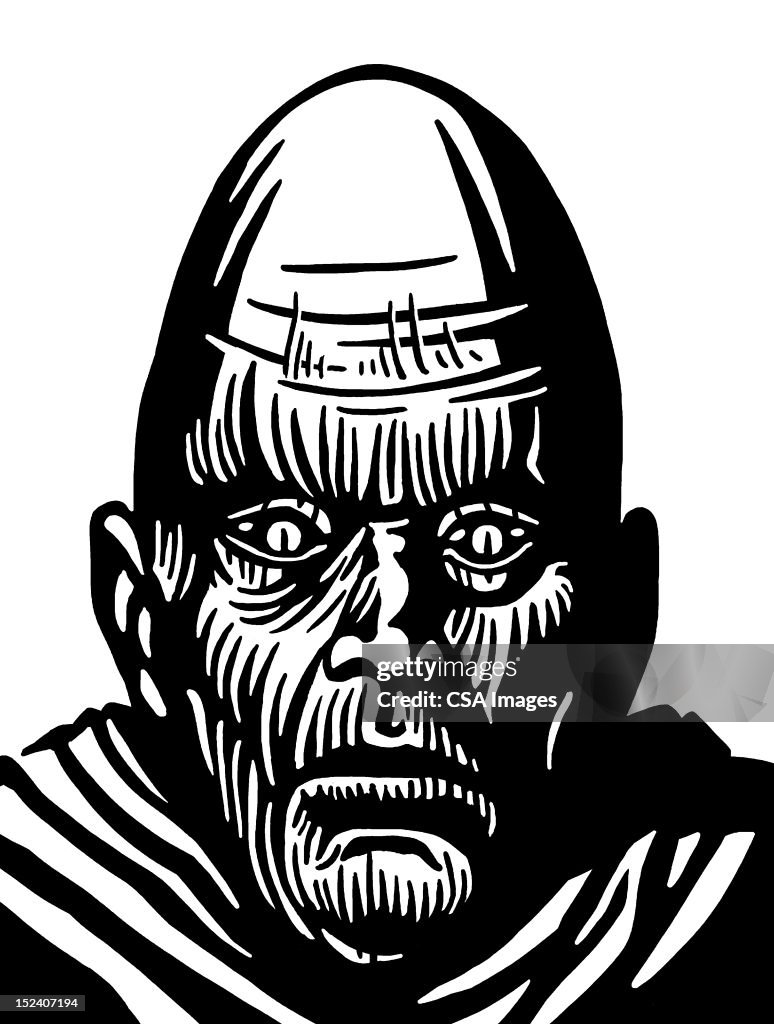 - Monster mit Kegel Head