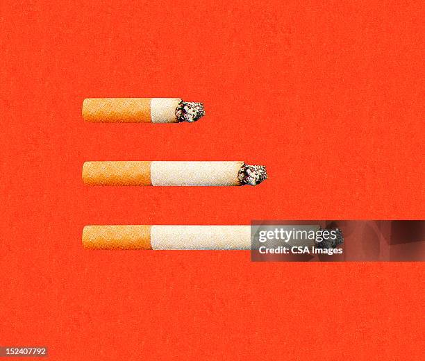 illustrations, cliparts, dessins animés et icônes de trois cigarettes - cigarette