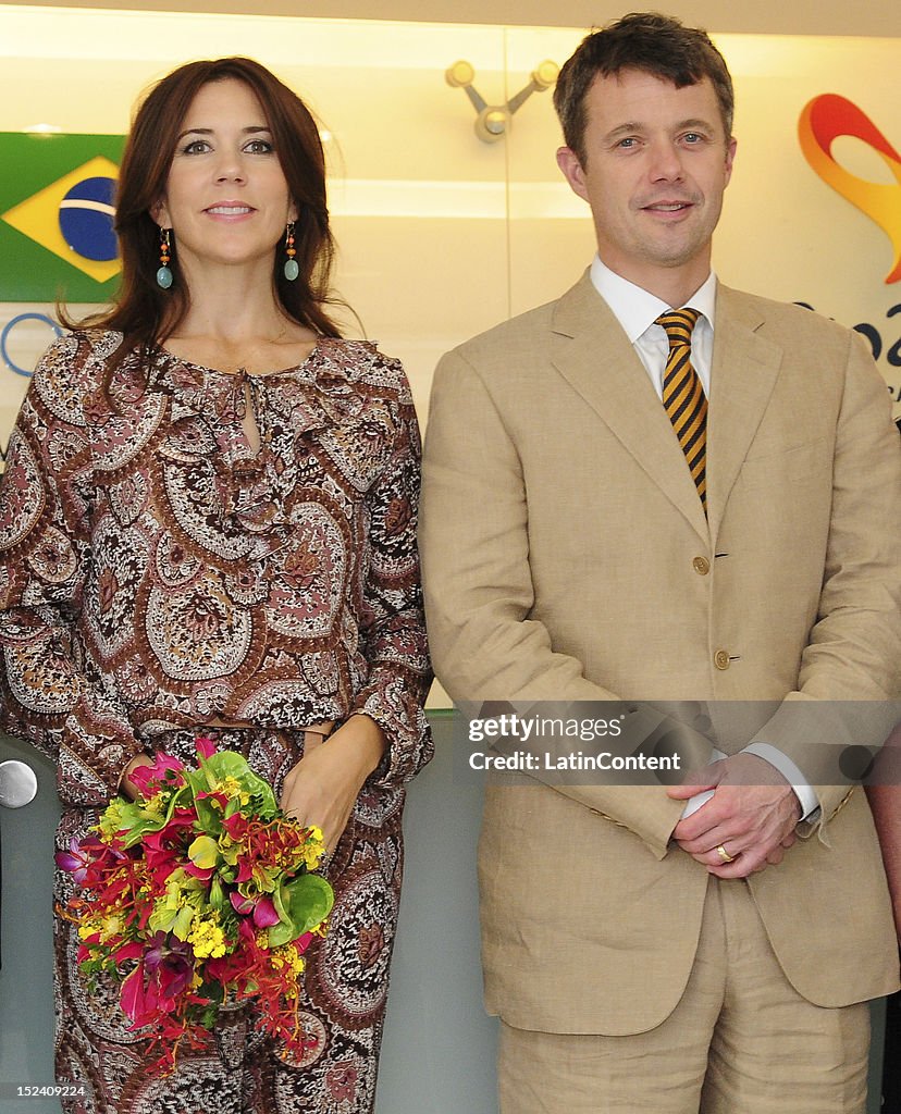 Crown Prince Couple of Denmark Visits Brazilian Olympic Committee