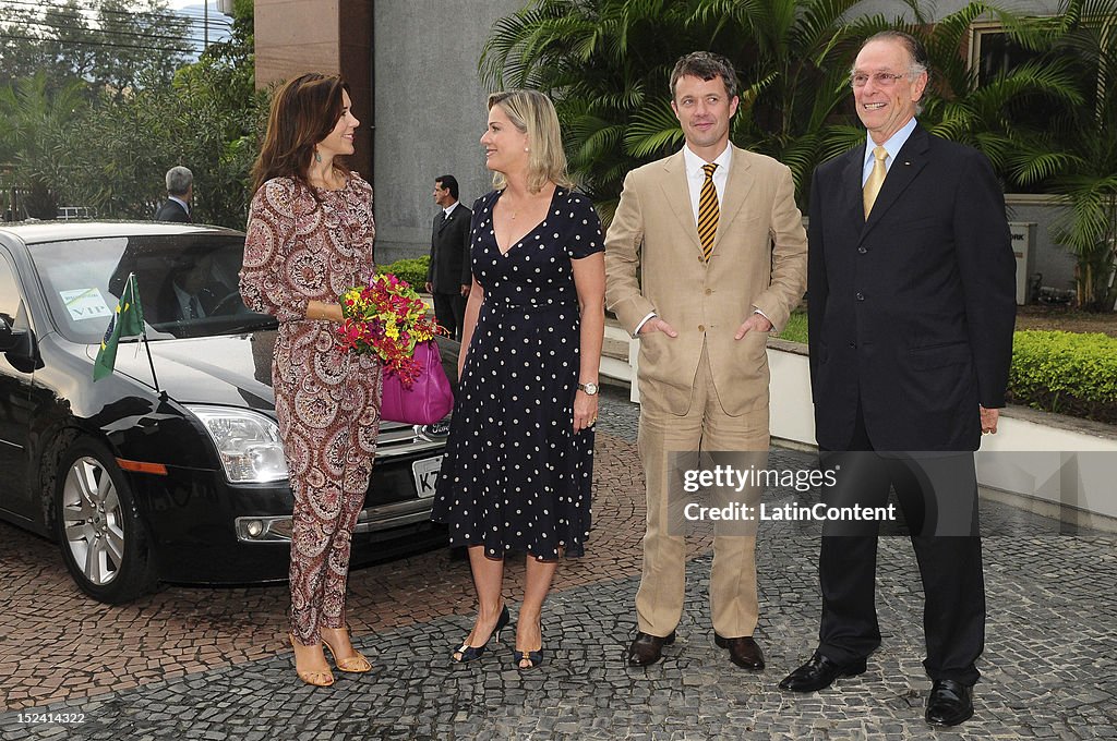 Crown Prince Couple of Denmark Visits Brazilian Olympic Committee