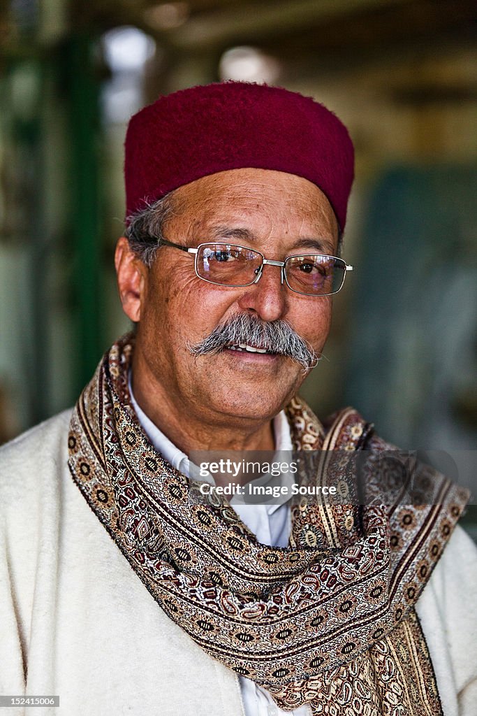 Portrait of a restaurant owner in Djerba, Tunisia