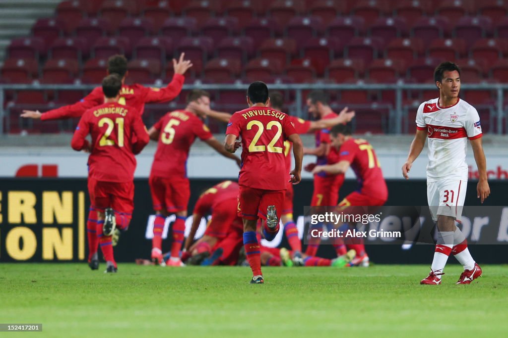 VfB Stuttgart v FC Steaua Bucuresti - UEFA Europa League