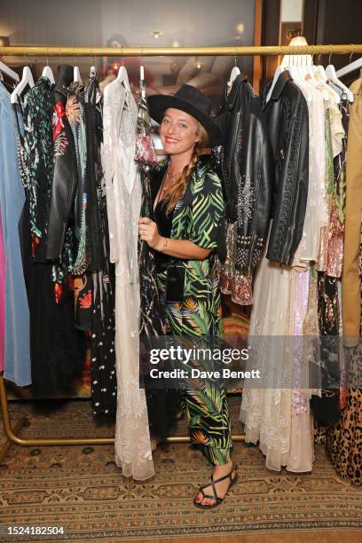 Alice Temperley attends the Temperley London Trunk Show on July 11, 2023 in London, England.