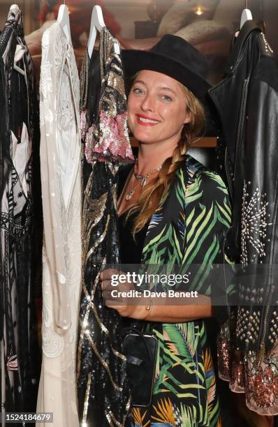 Alice Temperley attends the Temperley London Trunk Show on July 11, 2023 in London, England.