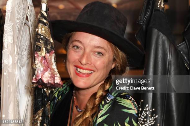 Alice Temperley attends the Temperley London Trunk Show on July 11, 2023 in London, England.