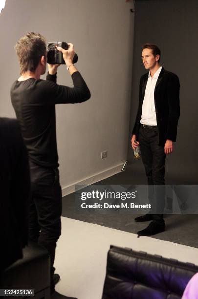 Otis Ferry is photographed by Davis Factor at the 'Smashbox On Location: London' party at The Music Room on September 20, 2012 in London, England.