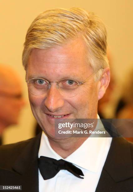 Prince Philippe of Belgium attends a Gala for the King Baudouin Foundation at Kortrijk Expo Hallen on September 20, 2012 in Kortrijk, Belgium.