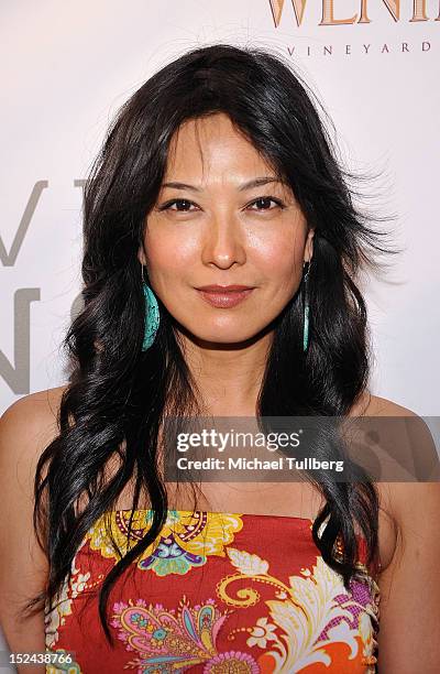 Actress Alexandra Chun arrives at Creative Visions Foundation's TURN ON LA! Gala on September 20, 2012 in Santa Monica, California.