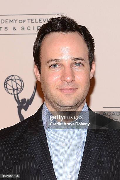 Danny Strong arrives at The Academy Of Television Arts & Sciences Writer Nominees' 64th Primetime Emmy Awards Reception at Academy of Television Arts...