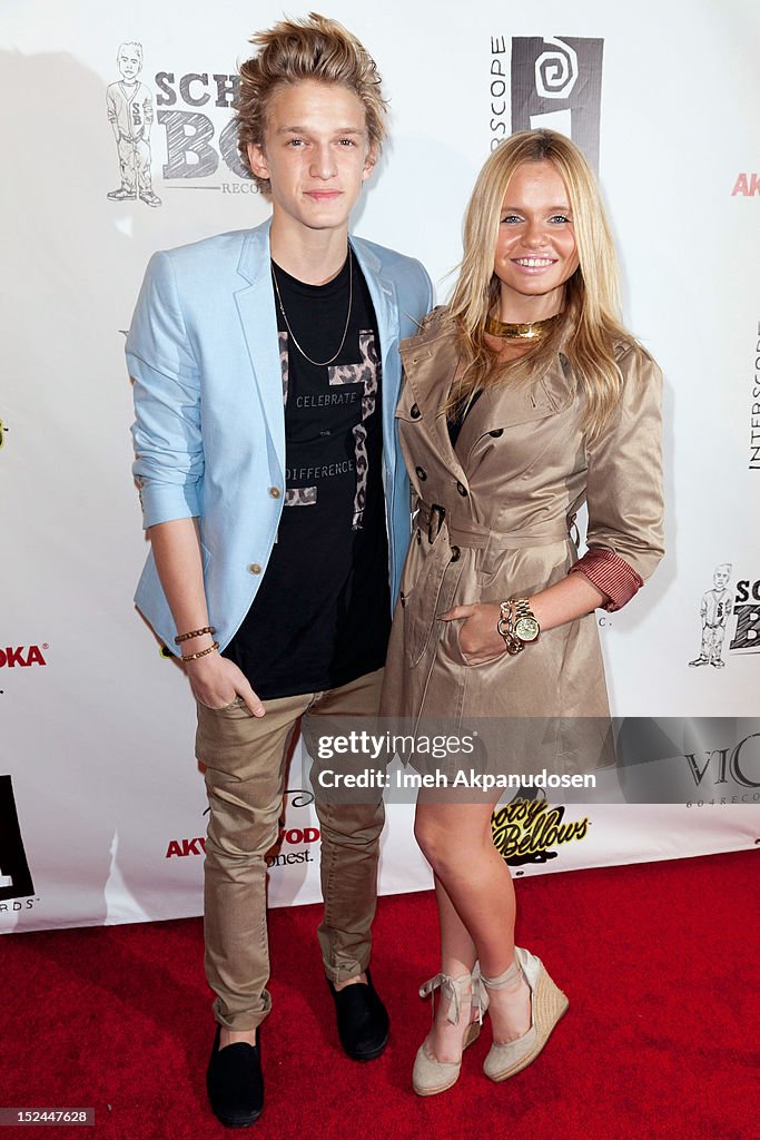 Jacque Rae Cody Simpson Singer Cody Simpson and sister Alli Simpson attend a release party ...