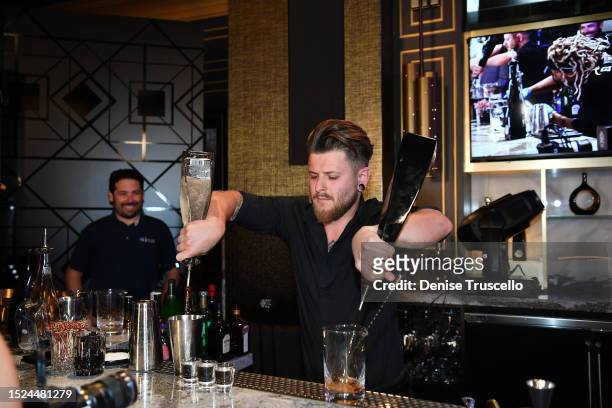 Andrei Ichim during the First Annual Coramino Cup Bartender competition presented by Gran Coramino Tequila at Resorts World Las Vegas on July 06,...