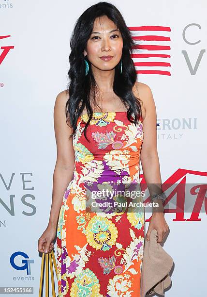 Actress Alexandra Chun attends the Creative Visions Foundation's TURN ON LA! on September 20, 2012 in Santa Monica, California.