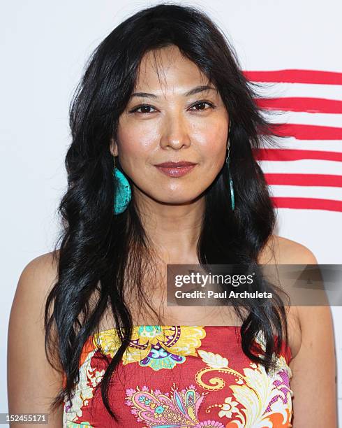 Actress Alexandra Chun attends the Creative Visions Foundation's TURN ON LA! on September 20, 2012 in Santa Monica, California.